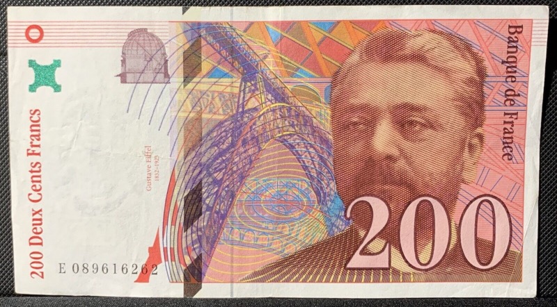 200 Francs Gustave Eiffel 1999