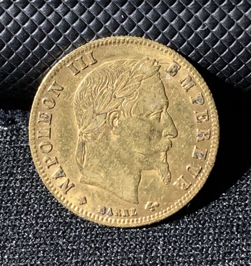 5 Francs or Napoléon III Tête Laurée 1864 BB