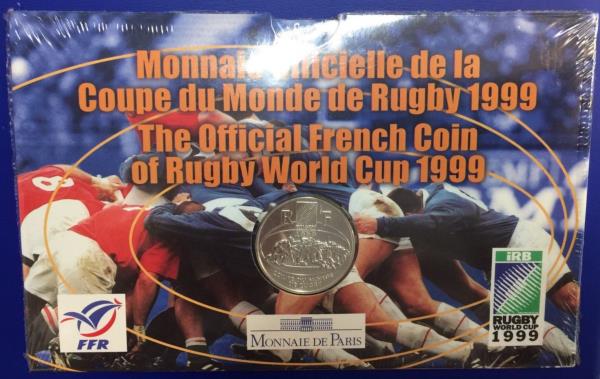 BU 1 franc Coupe du Monde de Rugby 1999