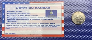 Etats-Unis Quarter dollar État du Kansas UNC, année 2005