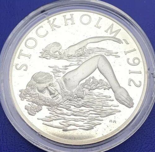 Médaille argent, Histoire des Jeux Olympiques, Stockholm 1912