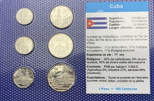 Cuba Série de pièces UNC