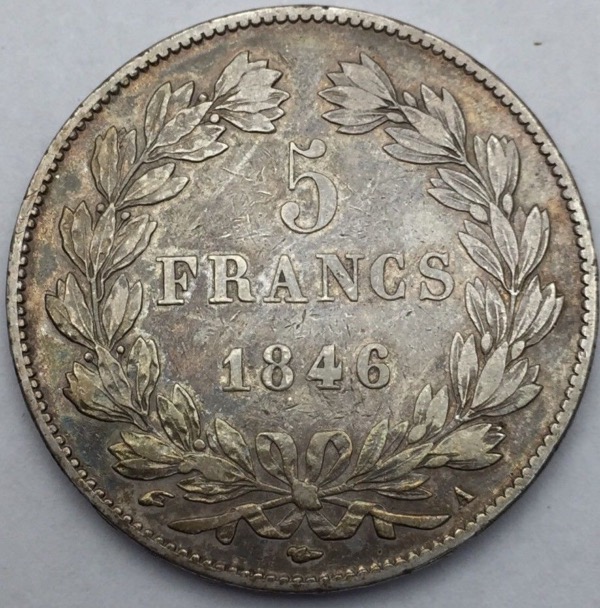 Louis Philippe I 5 francs 1846 A