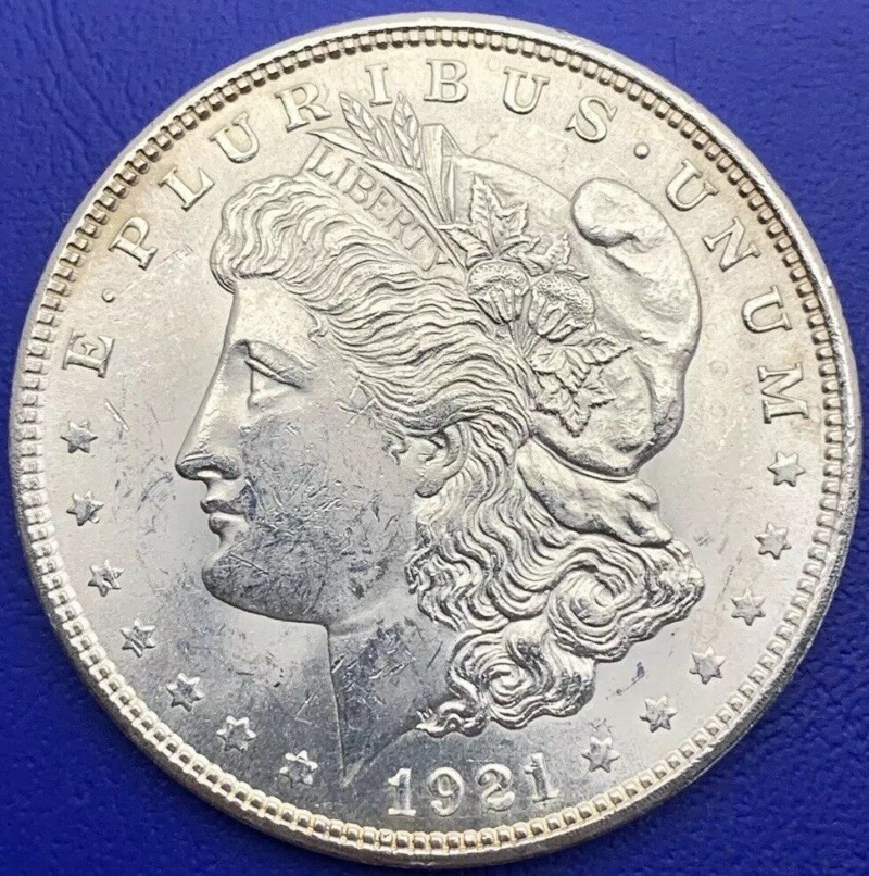 Etats-Unis, One Dollar Morgan, 1921, Philadelphie argent