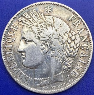 5 Francs Cérès 1850 A argent