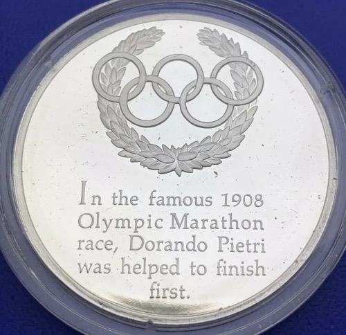 Médaille argent, Histoire des Jeux Olympiques, Londres 1908