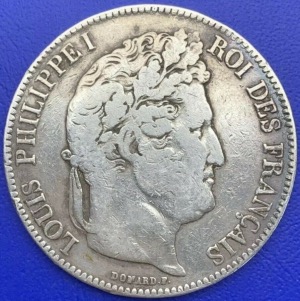 5 francs Louis Philippe I 1842 B