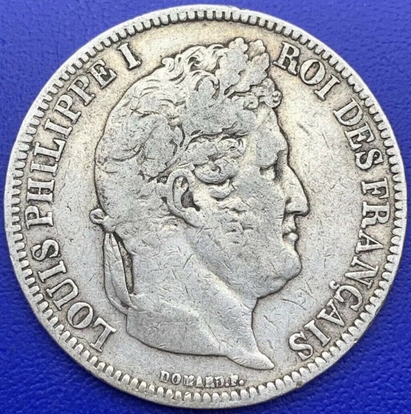 Pièce argent, France, Louis Philippe I, 5 francs, 1831 A
