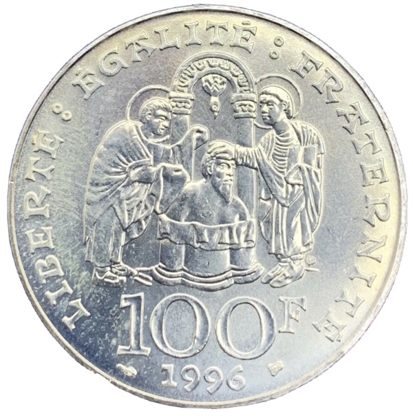 100 francs clovis 1996