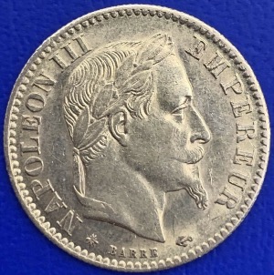 10 Francs or Napoléon III Tête Laurée 1864A