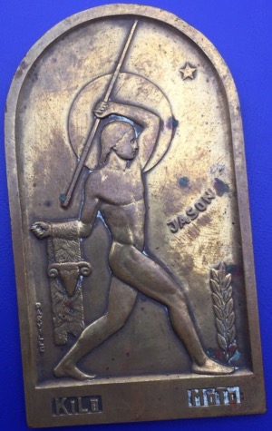 Médaille, Mines D'or de Kilo-Moto, 1937, Darville, Congo Belge