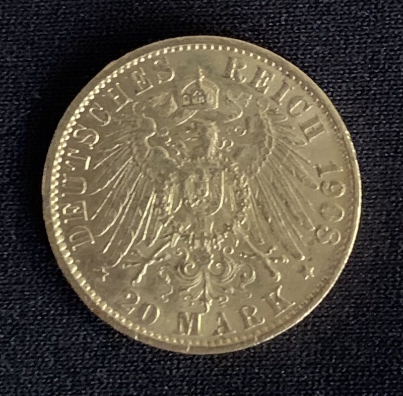 20 Mark or 1908