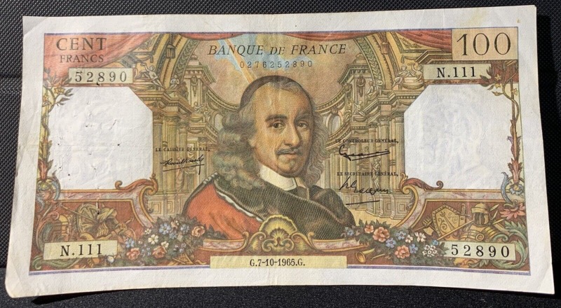 100 Francs Corneille 1965 N111