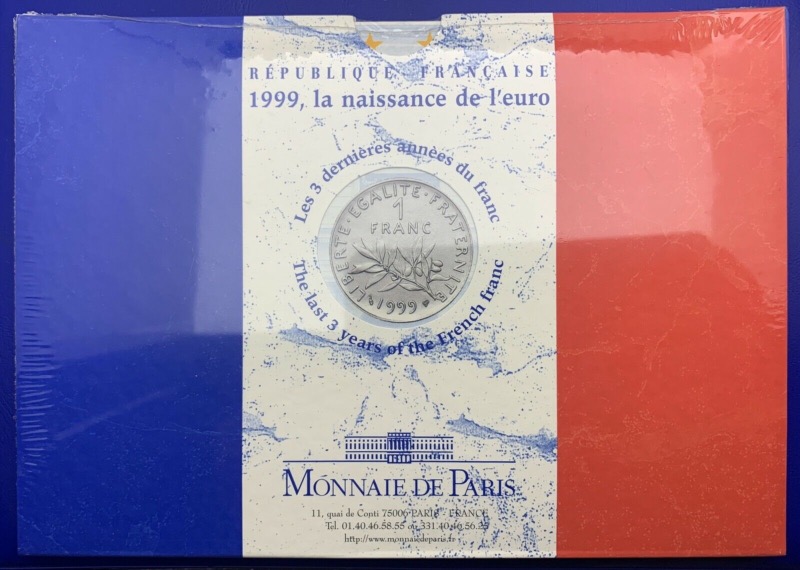 Coffret BU Série Franc 1999