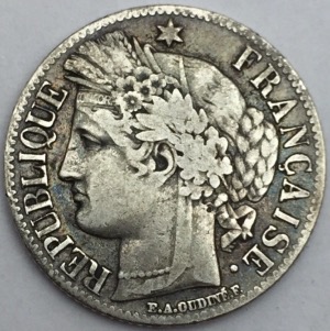 Ceres 1 Franc 1849 A