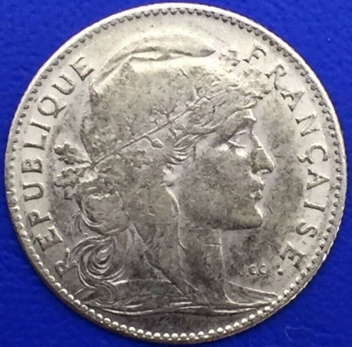 Monnaie Or, 10 Francs Coq Marianne 1907