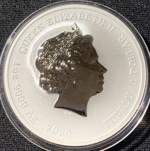 1 Oz argent Tuvalu 1 dollar 2020 THE DUKE