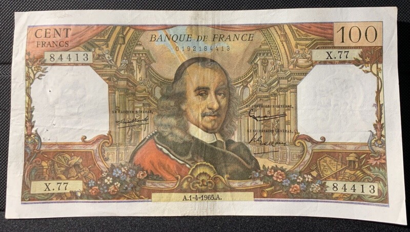 100 Francs Corneille 1965 X77