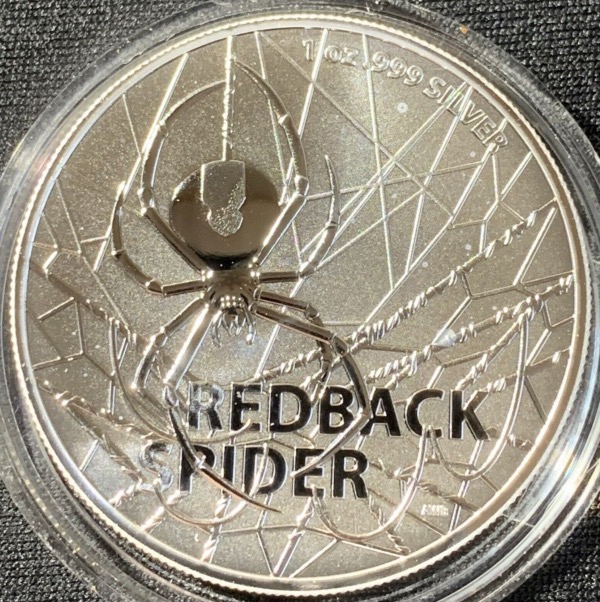 1 Oz Argent Australie 2020 Redback Spider