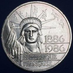 100 francs argent 1986 Liberté