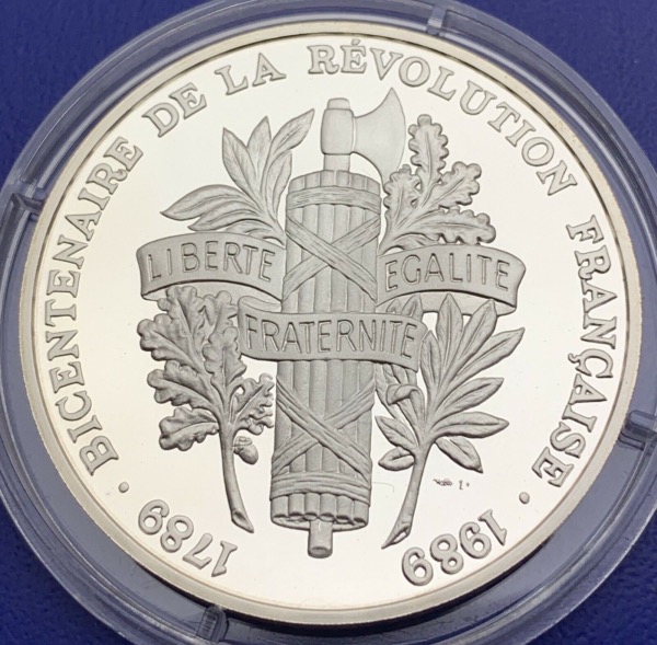 Médaille Argent Bicentenaire de la Révolution - La Marseillaise