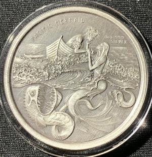 1 Oz Argent 2021 Samoa Pacific Mermaid