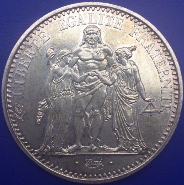 Monnaie Argent, France, 10 Francs Hercule 1970
