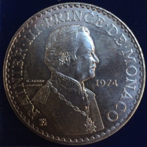 Monaco 50 Francs 1974 Rainier III