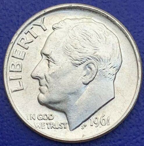 One Dime Roosevelt 1961 argent, États-Unis