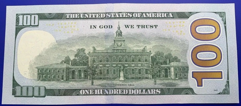 Etats-Unis, USA, K DALLAS, Billet 100 dollars 2013