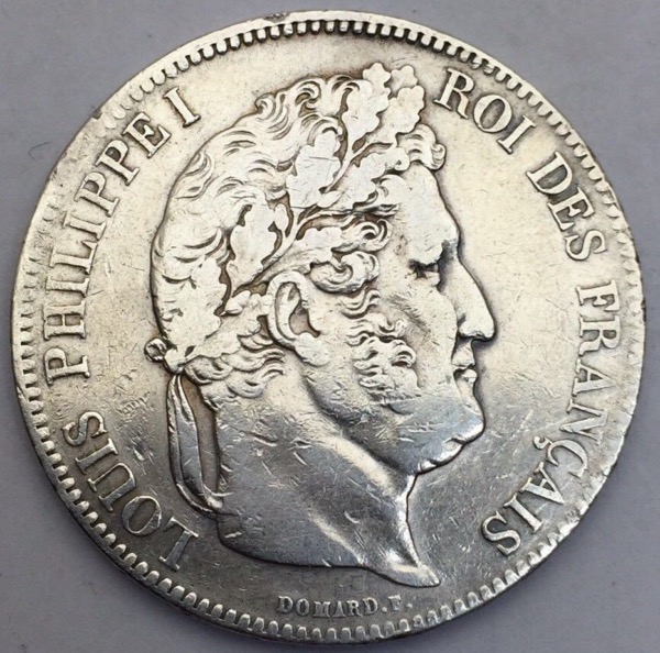 Louis Philippe I 5 francs 1834 W