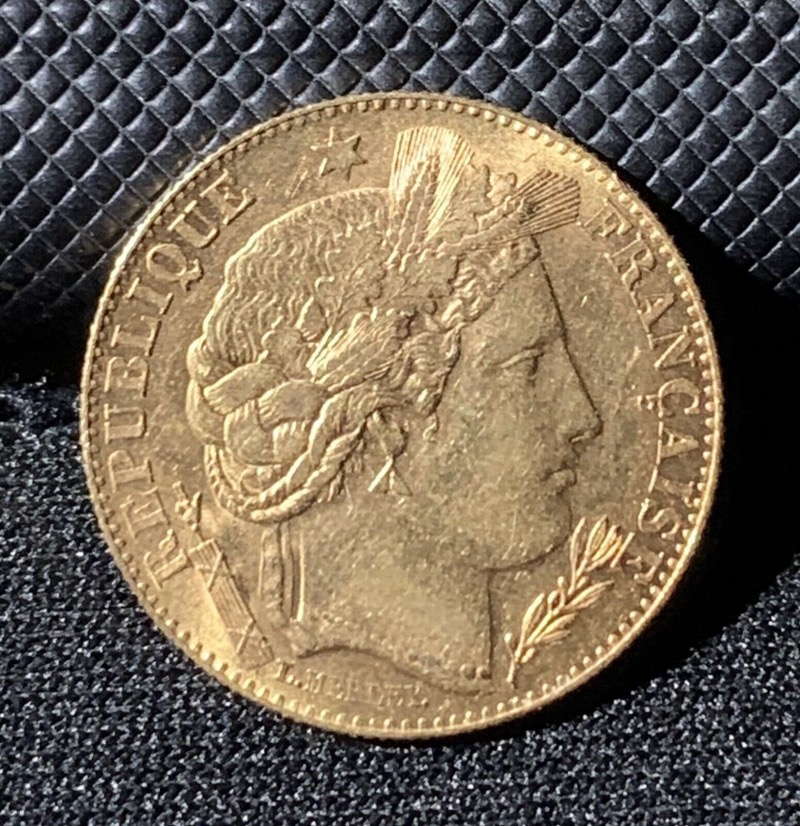 10 Francs or Cérès 1896 A