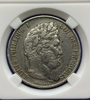 5 Francs Louis Philippe I 1845 W Lille TTB