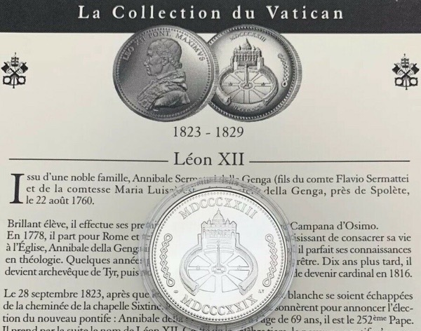 Médaille Léon XII, Collection du Vatican