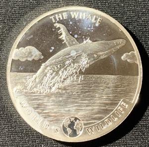 1 Oz Argent 2020 Congo The Whale