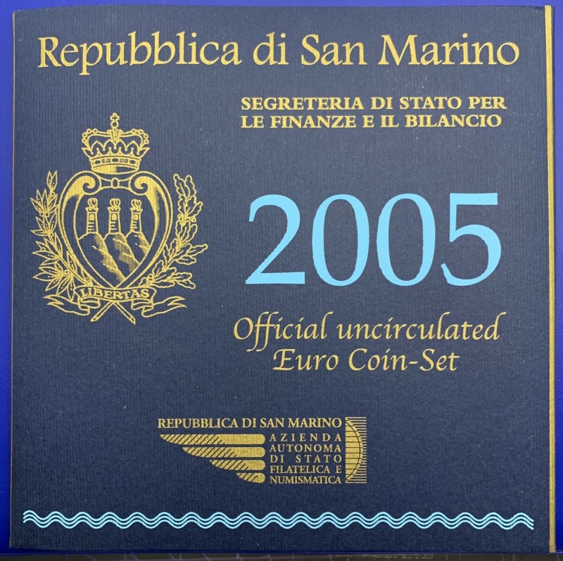 Coffret Série Euro Saint Marin 2005