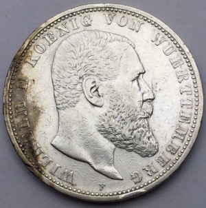 Allemagne 5 Mark 1903 F Wilhelm II