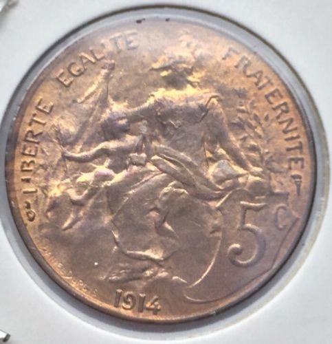 5 centimes Dupuis 1914
