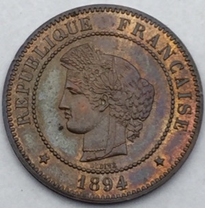 Ceres 5 centimes 1894 A 