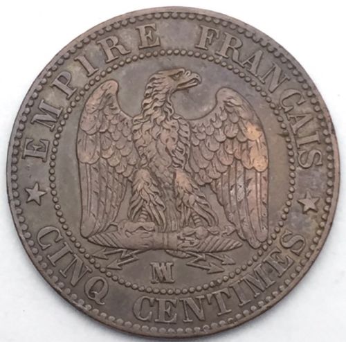 Napoleon III 5 centimes 1854 MA