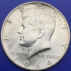 1/2 Dollar - "Kennedy Half dollar" - 1964 D - États-Unis