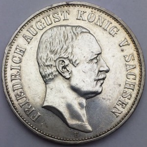 5 mark 1914 E Friedrich August III