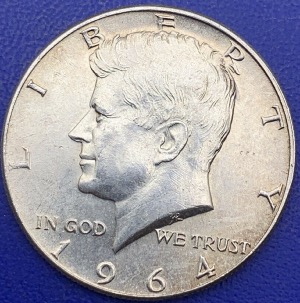 Half Dollar 1964 Kennedy, Argent, Etats-Unis 