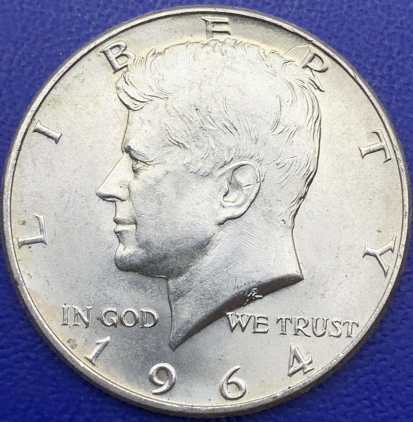 Half Dollar 1964 D Kennedy, Argent, Etats-Unis 
