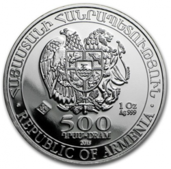 Arche de noé Arménie 2018 1oz argent pur