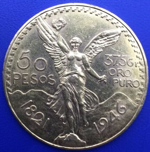 Monnaie Or, 50 Pesos Mexique, 1946, Pesos Mexicain Or
