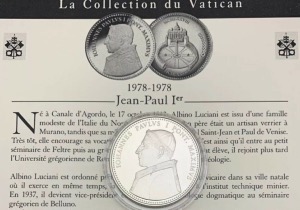Médaille Jean Paul Ier, Collection du Vatican