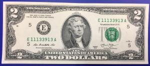 Billet américain - 2 dollars - 2013 -  Richemond