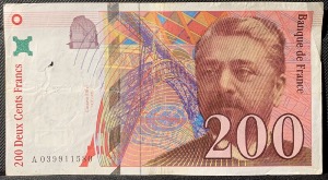 200 Francs Gustave Eiffel 1996