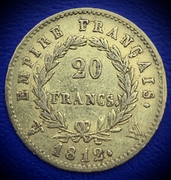 20 Francs or Napoléon 1812 W
